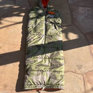 Poler Mens The Classic Napsack Wearable Sleeping Bag Cam Hunter Orange